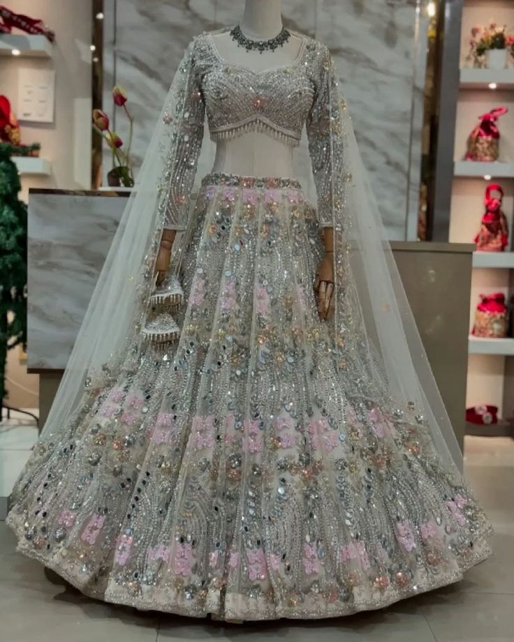 Mirror Work Lehenga