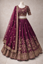 Classic Red Heavy Bridal Lehenga Choli